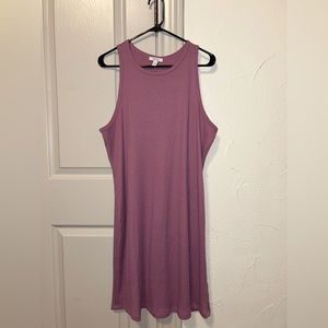 Nine West | T-Shirt Long Dress | Lavender Purple | Size XXL